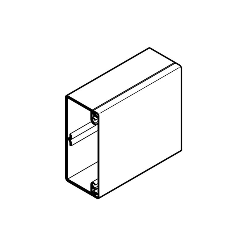 Goulotte de distribution axis blanc 90x39,7mm - obo bettermann - 6131306