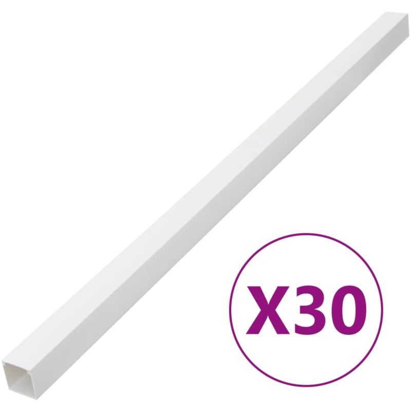 Vidaxl - Goulotte de câble 60x40 mm 30 m pvc