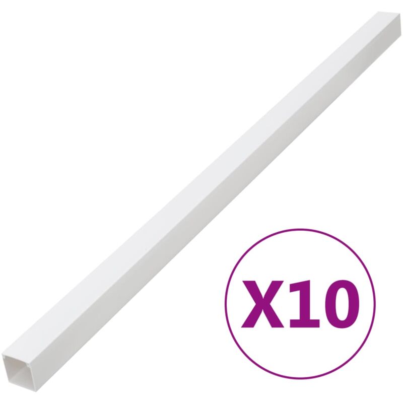 Vidaxl - Goulotte de câble 40x25 mm 10 m pvc