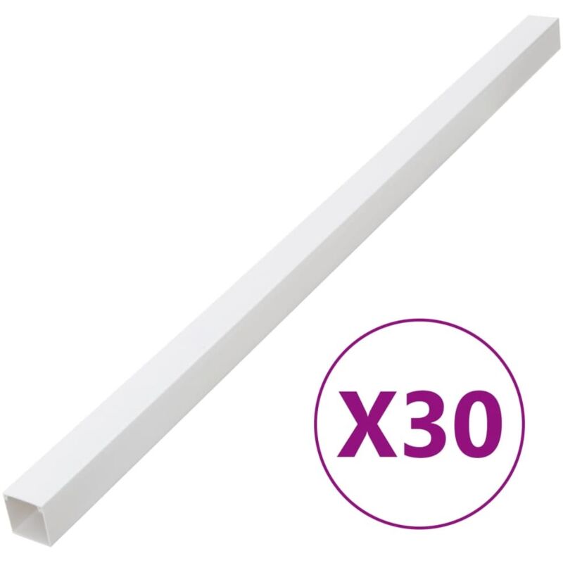 Vidaxl - Goulotte de câble 40x25 mm 30 m pvc