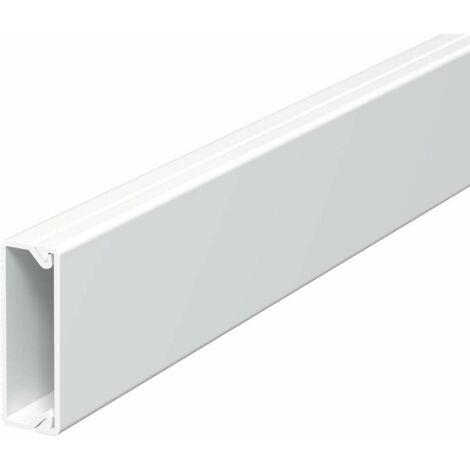 Goulotte de câbles obo bettermann 2000 mm blanc pur PVC