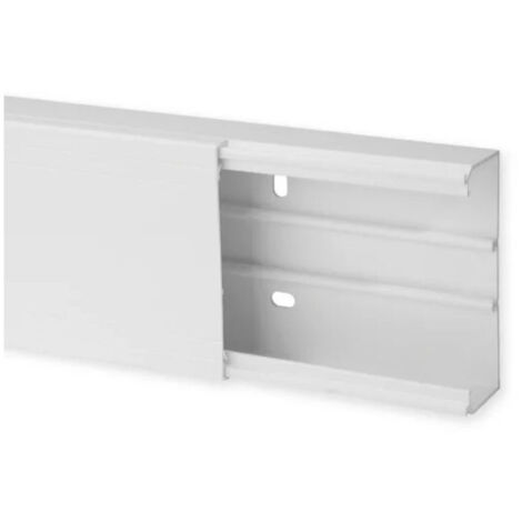 Goulotte de distribution mono-couvercle TA-G - Barre de 2m - 100 x 40mm