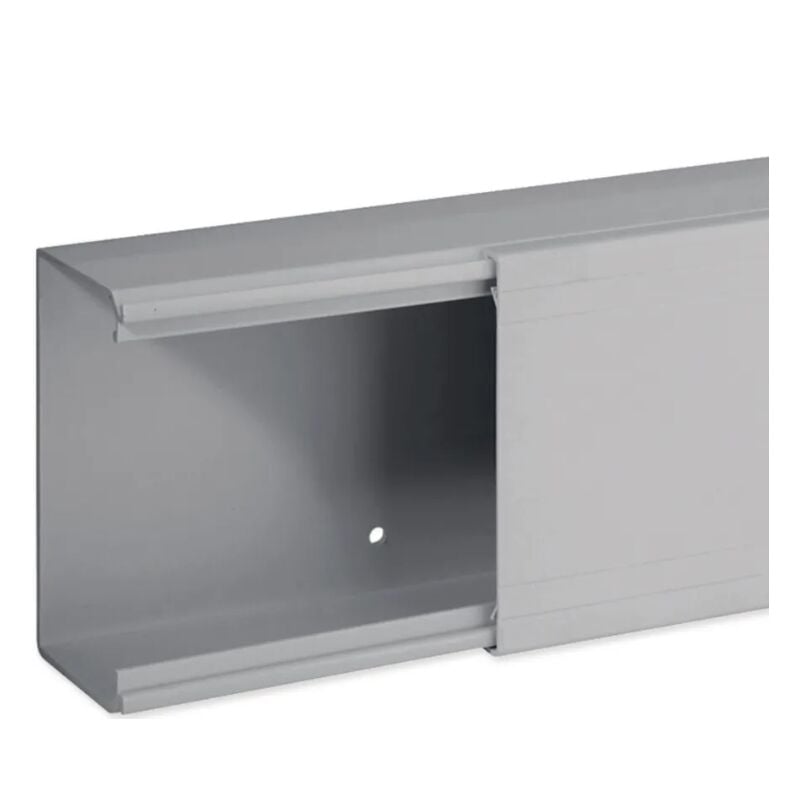 Bocchiotti cable duct flat base section 5250mm2 2m grey - b01833
