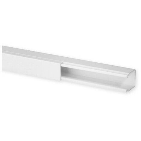 Goulotte de distribution non cloisonnable TA-E 25x30 1 compartiment blanche IBOCCO B00323