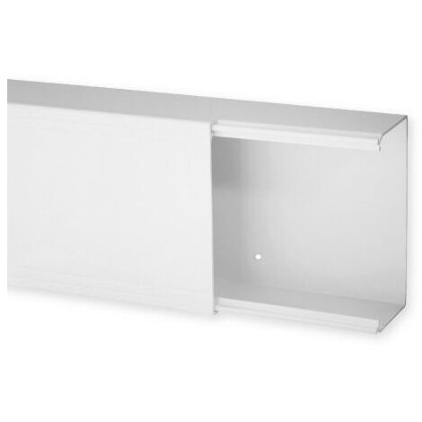 Goulotte de distribution TA-E 150x60mm - Barre de 2m - 1 compartiment - Blanc