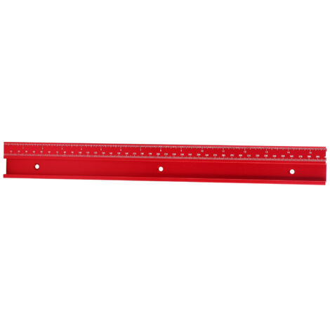 Goulotte de Travail du Bois, Goulotte de Travail du Bois de Type 45, Rail de Guidage en Alliage D'aluminium, Poignée de Poussée, Pièces de Fixation de Scie à Table pour le (400mm)