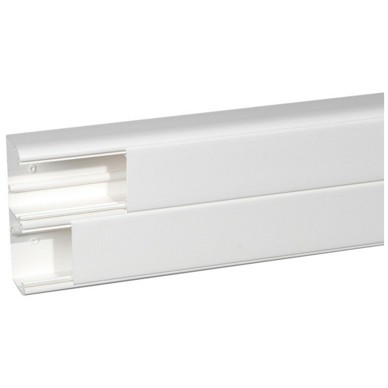 Goulotte 2 compartiments DLP monobloc 50x150mm blanc (010427)