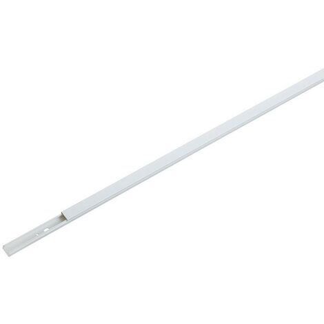 Goulotte électrique 15 x 15 x 2000 mm avec perforation du fond et couvercle