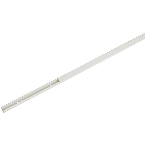Goulotte électrique 18 x 17,5 x 2000 mm avec perforation du fond et couvercle