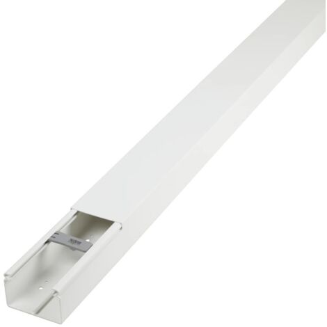 Goulotte électrique 60 x 62 x 2000 mm avec perforation du fond et couvercle