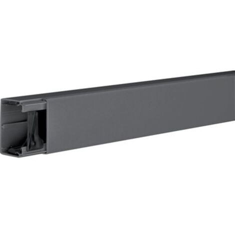 Goulotte électrique PVC 30x45mm noir 2m – Degré de protection IP30 – Résistance aux chocs IK06 – Pour espaces confinés – Tehalit