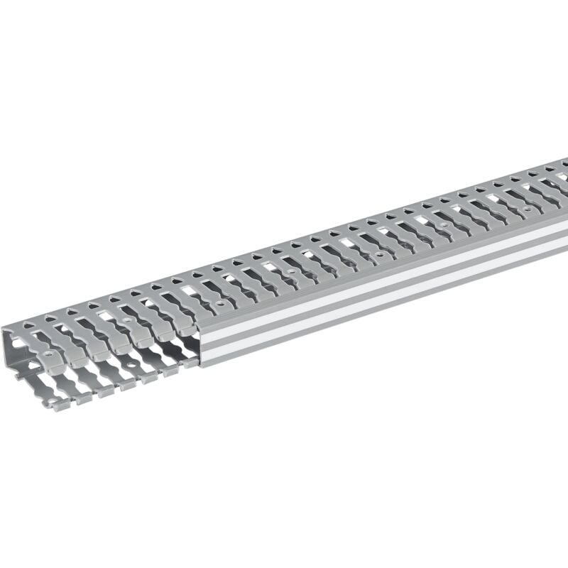 Goulotte Lina25 25x60mm pvc gris RAL7030 longueur 2m Legrand 636002