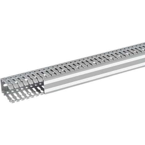 Goulotte Lina25 40x60mm PVC gris RAL7030 longueur 2m LEGRAND 636007