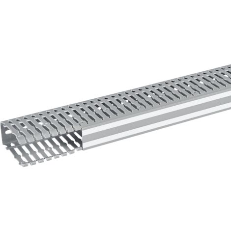 Goulotte Lina25 40x80mm PVC gris RAL7030 longueur 2m LEGRAND 636008