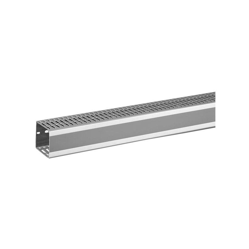 Goulotte Lina25 60x60mm pvc gris RAL7030 longueur 2m Legrand 636012