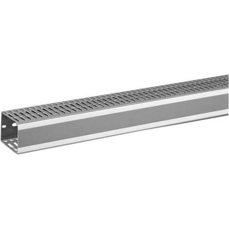 Goulotte Lina25 60x80mm PVC gris RAL7030 longueur 2m LEGRAND 636013