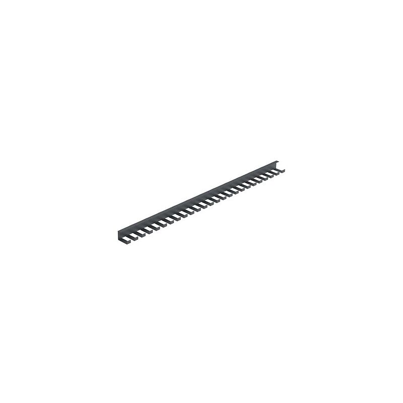 Goulotte passe-câbles de bureau Flex Steelforce - fixation sous plateau - - largeur 1470 mm - finition blanc Hettich