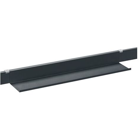 Goulotte passe-câbles horizontale L 60 cm - Team line - anthracite - Maxiburo