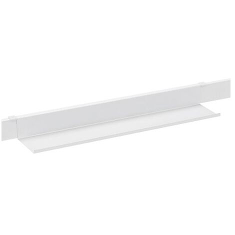 Goulotte passe-câbles horizontale L 60 cm - Team line - blanc - Maxiburo