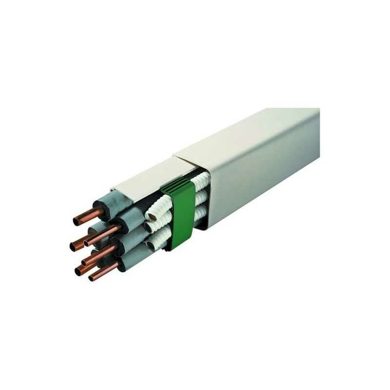 Pack de 4 goulottes 110 mm longueur 2m beige