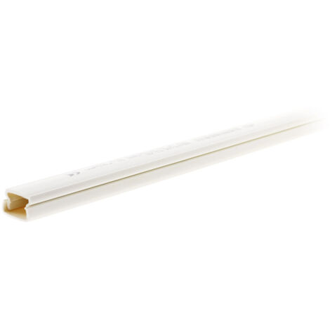Goulotte Pour Câble Tv (blanc 9016) 7 X 12mm Blanc 2 Mètres - Zenitech