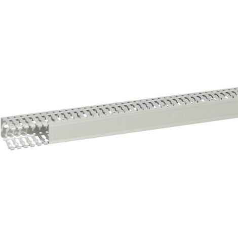 Goulotte sans halogène 40x60mm PC/ABS gris clair LEGRAND 636207