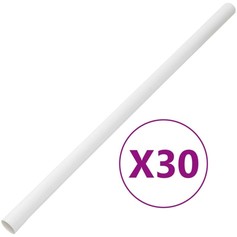 Vidaxl - Goulottes de câble Ø30 mm 30 m pvc