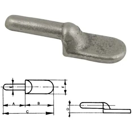 Goupille 60447 pour charnière courbée Cermag à usage intensif