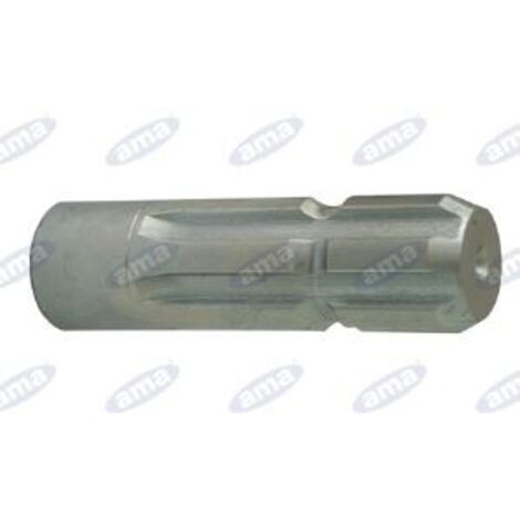 Goupille cannelée profil extérieur 1' 3/8 pour tracteurs agricoles 2 pcs 00139