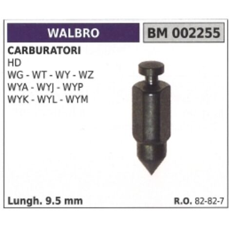 Goupille carburateur WALBRO tronçonneuse WALBRO HD - WG - WT - WY longueur 9.5mm 82-82-7