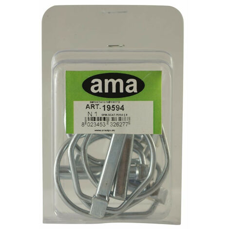 Goupille clips poire ø 6 sous blister (5 pièces)