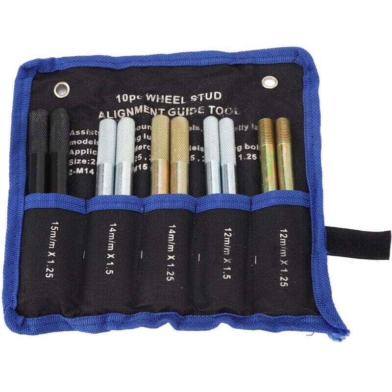 Basetbl - Goupille d'alignement de roues en métal, Guide de positionnement, outils d'équilibrage pour changer les pneus des voitures avec boulons de