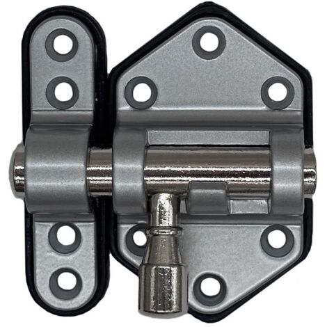 Goupille de base en plastique renforcé, 30 mm, chrome mat