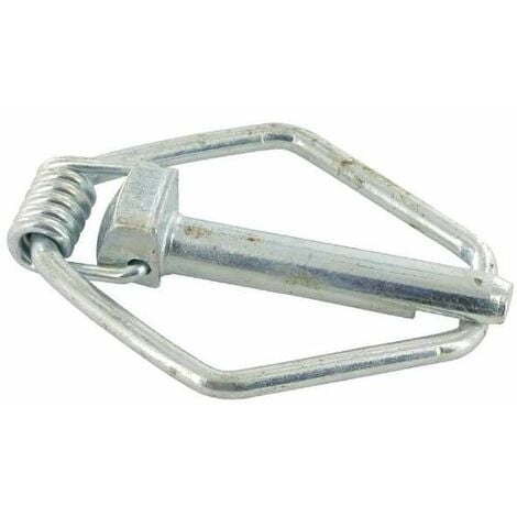 Goupille de sécurité à ressort diamètre 8mm x longueur 48mm attelage remorque tracteur