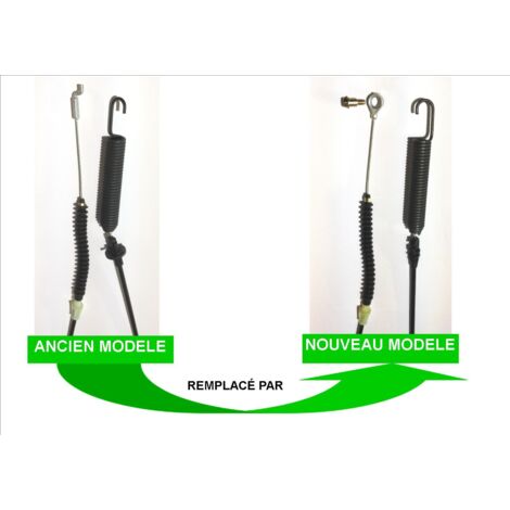 Goupille de tondeuse à gazon 1/4'' – Filetage américain 28 UNF – Longueur 1420 mm – Compatible modèles MTD et autres marques – Bolens