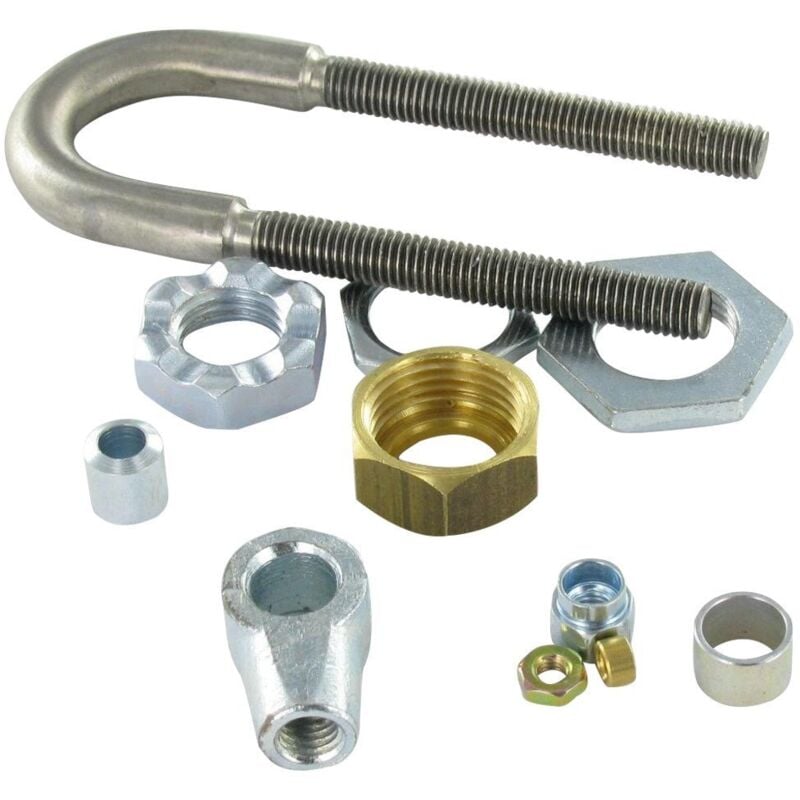 Ecrou griffe 9.6X12 Sans Filetage Acier zingué NC-500 pièces