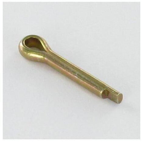 GOUPILLE FENDUE ACIER ZING BLANC 3.2X25(3X35AN) (Unitaire)