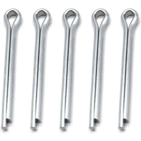 Goupille fendue galvanisée 4mm x 36mm – Lot de 10 pièces – Pour automobiles et réparations – Acier résistant à la corrosion