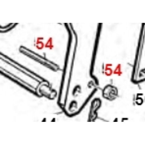 Goupille M.8 guide courroie PDP pour turbine ORIGINAL GIANNI FERRARI 01.40.00.2280