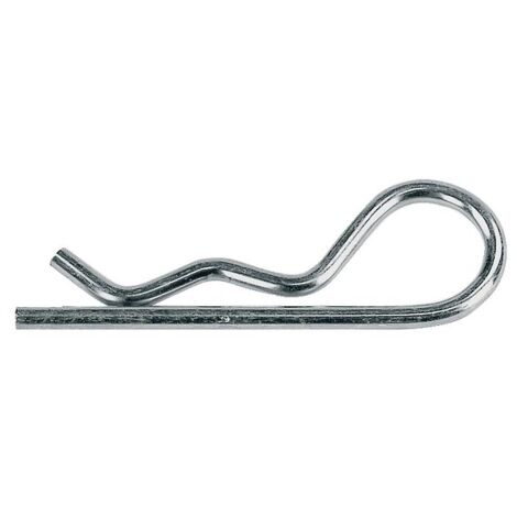 Goupilles bêta acier zingué blanc diamètre 6mm boîte de 50 pièces