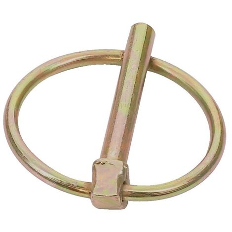 Goupilles clips acier zingué bichromaté diamètre 8mm anneau 42mm boîte de 50 pièces