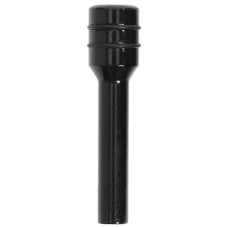 Goupilles de verrouillage de porte universelles en alliage d'aluminium pour voiture et camion - Couvercle de protection pour verrou de porte - 1 pièce, noir