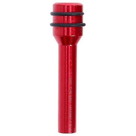 Goupilles de verrouillage de porte universelles en alliage d'aluminium pour voiture et camion - Couvercle de protection pour verrou de porte - 1 pièce rouge