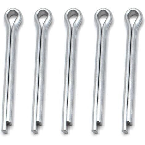 Goupilles fendues de sécurité Goupilles fendues de sécurité Goupille fendue galvanisée 4mm x 36mm [10 pcs]