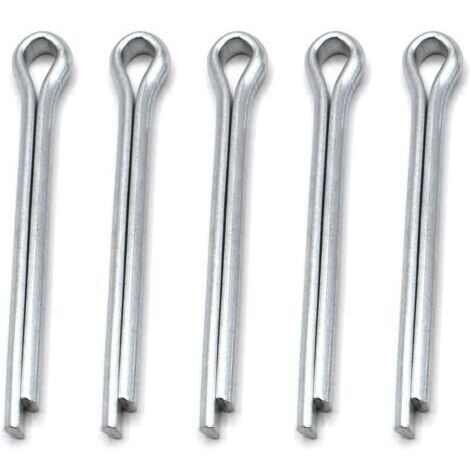 Goupilles fendues de sécurité Goupilles fendues de sécurité Goupille fendue galvanisée 4mm x 36mm [10 pcs]