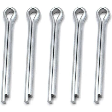 Goupilles fendues de sécurité Goupilles fendues de sécurité Goupille fendue galvanisée 4mm x 36mm [10 pcs]