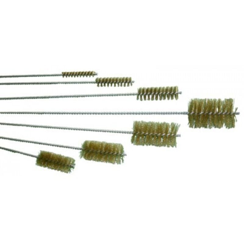 Goupillon acier 40 sur tige 1m