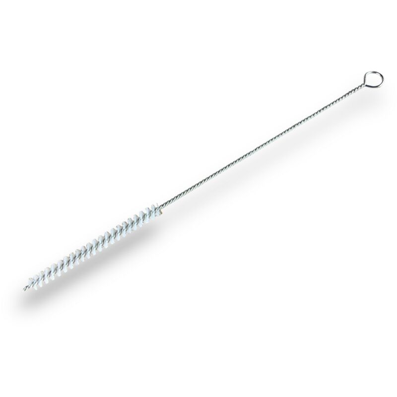 Kibros - Goupillon nylon multifonction Diamètre 7 mm Garnissage 80 mm Manche Torsadé 250 mm - Quantité x 1 - ø 7 mm - nylon