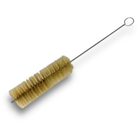 Goupillon SOIE multifonction  Diamètre 60 mm  Garnissage 190 mm  Manche Torsadé 500 mm - Quantité x 1 - Ø 60 mm - SOIE