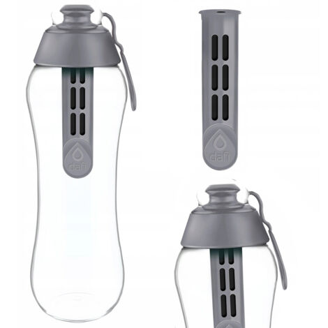 Gourde filtrante Dafi grise 0,3 l + filtre